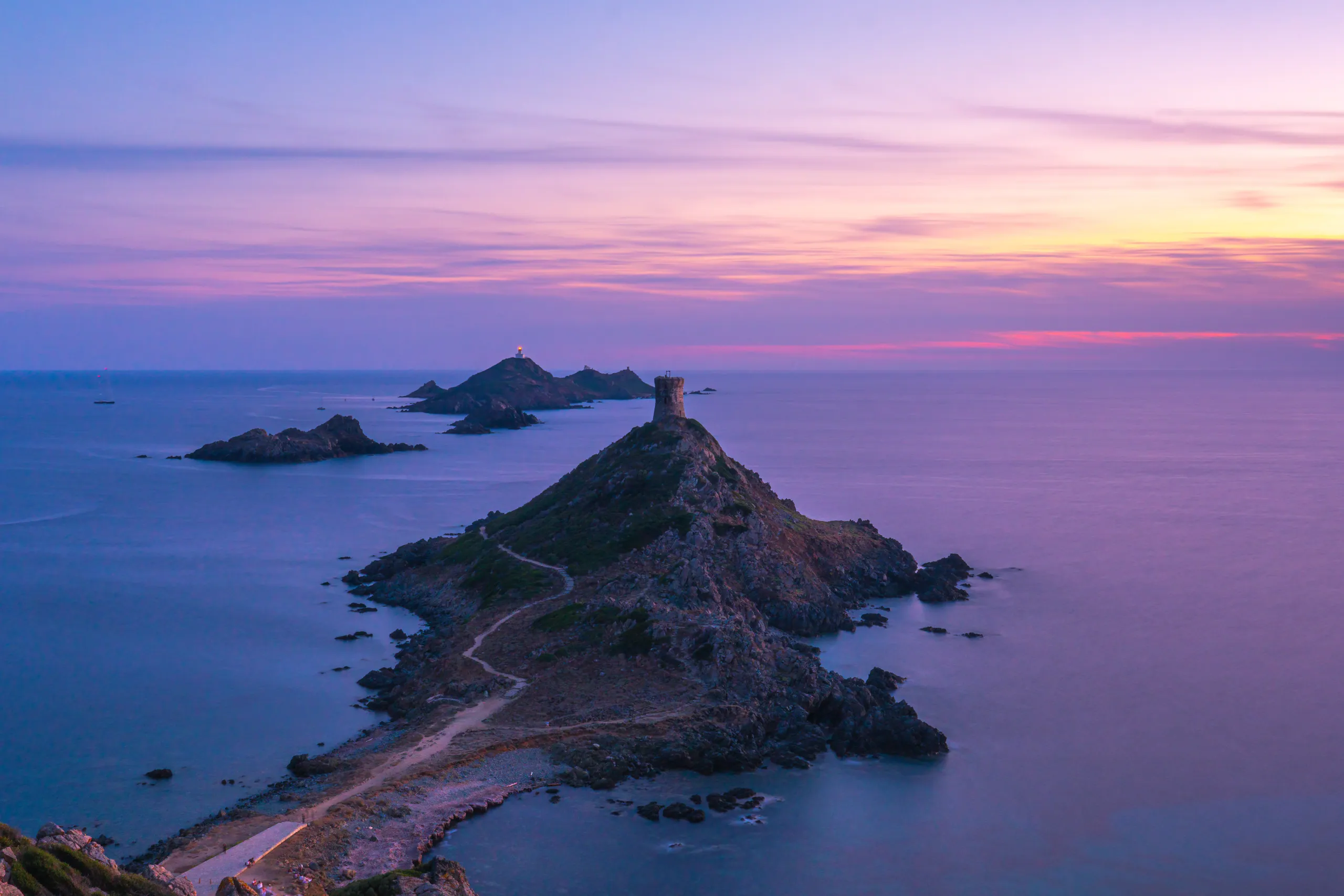 torre genovese di parata, route des sanguinaires, ajaccio, france