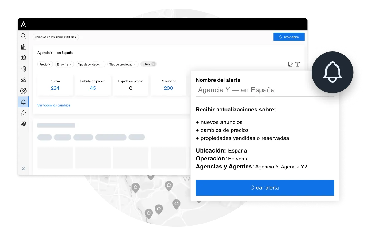 Mantingues-te informat sobre l'activitat dels competidors al mercat amb les Alertes de CASAFARI