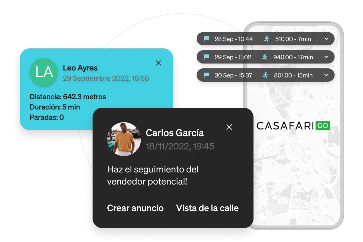 Planificar una ruta de captació a CASAFARI Go