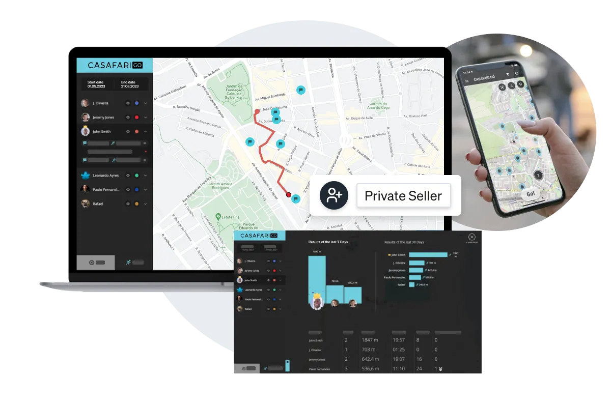 The CASAFARI Go app for real estate prospecting