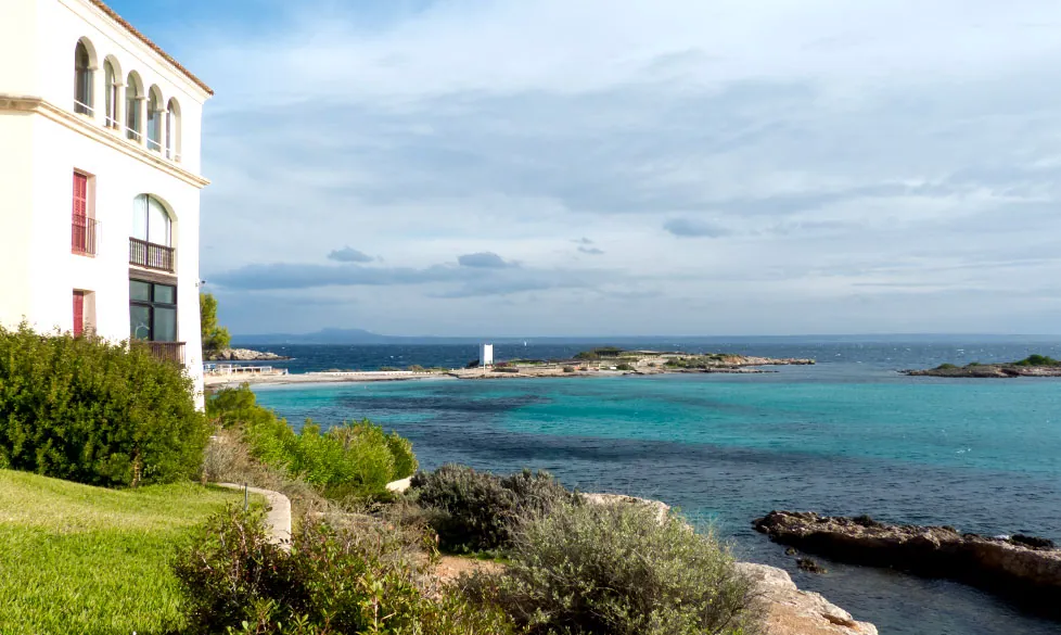 Cas Catala property view.