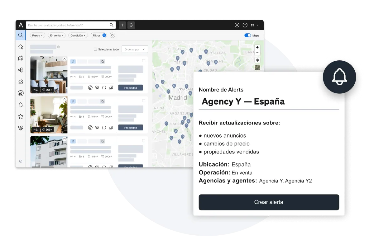 Veure els anuncis d'immobles de venedors particulars en un sol lloc: a la cerca immobiliària de CASAFARI