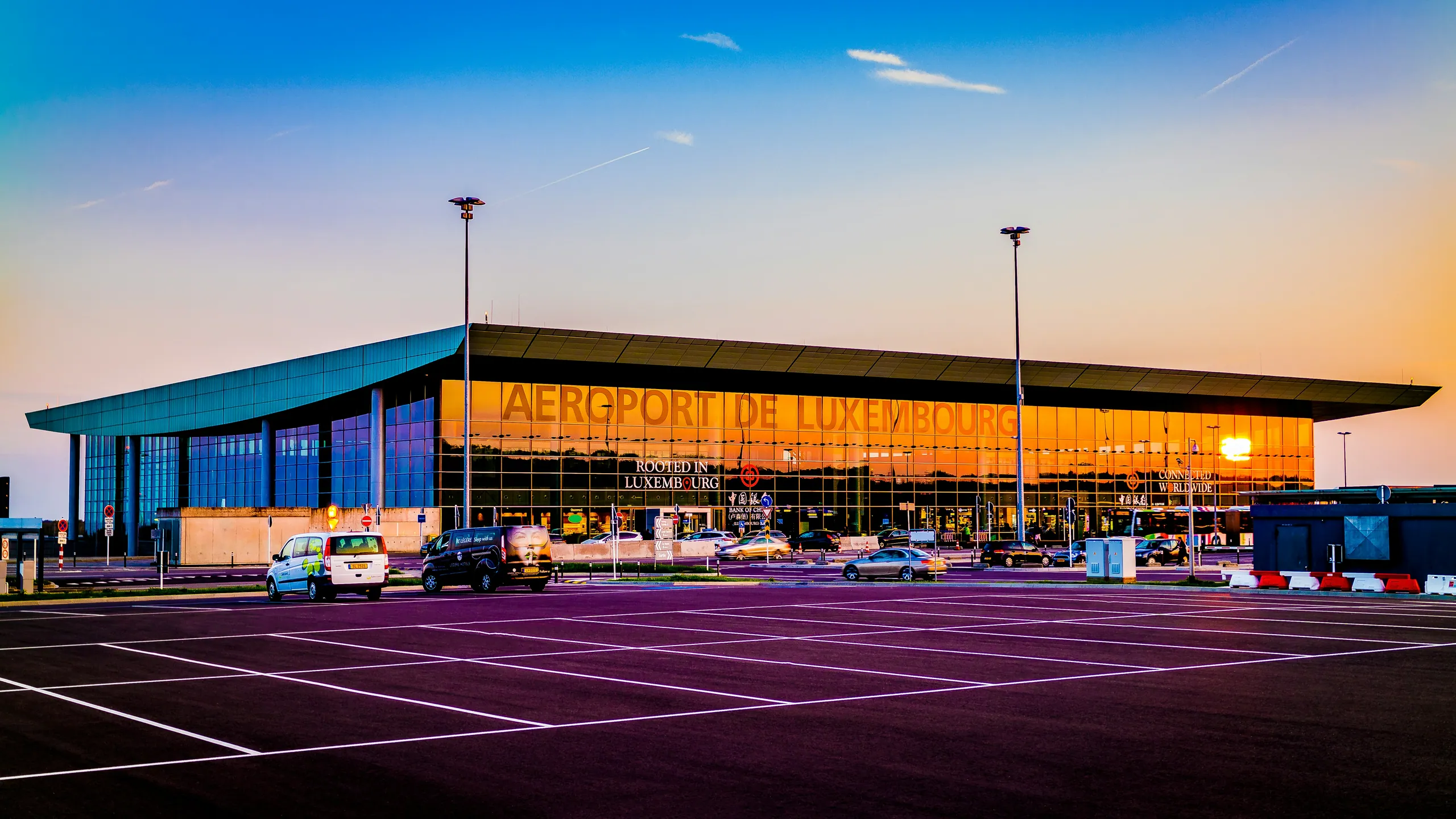 Airport in Luxembourg, connecting tourists and business travellers to the main countries in Europe