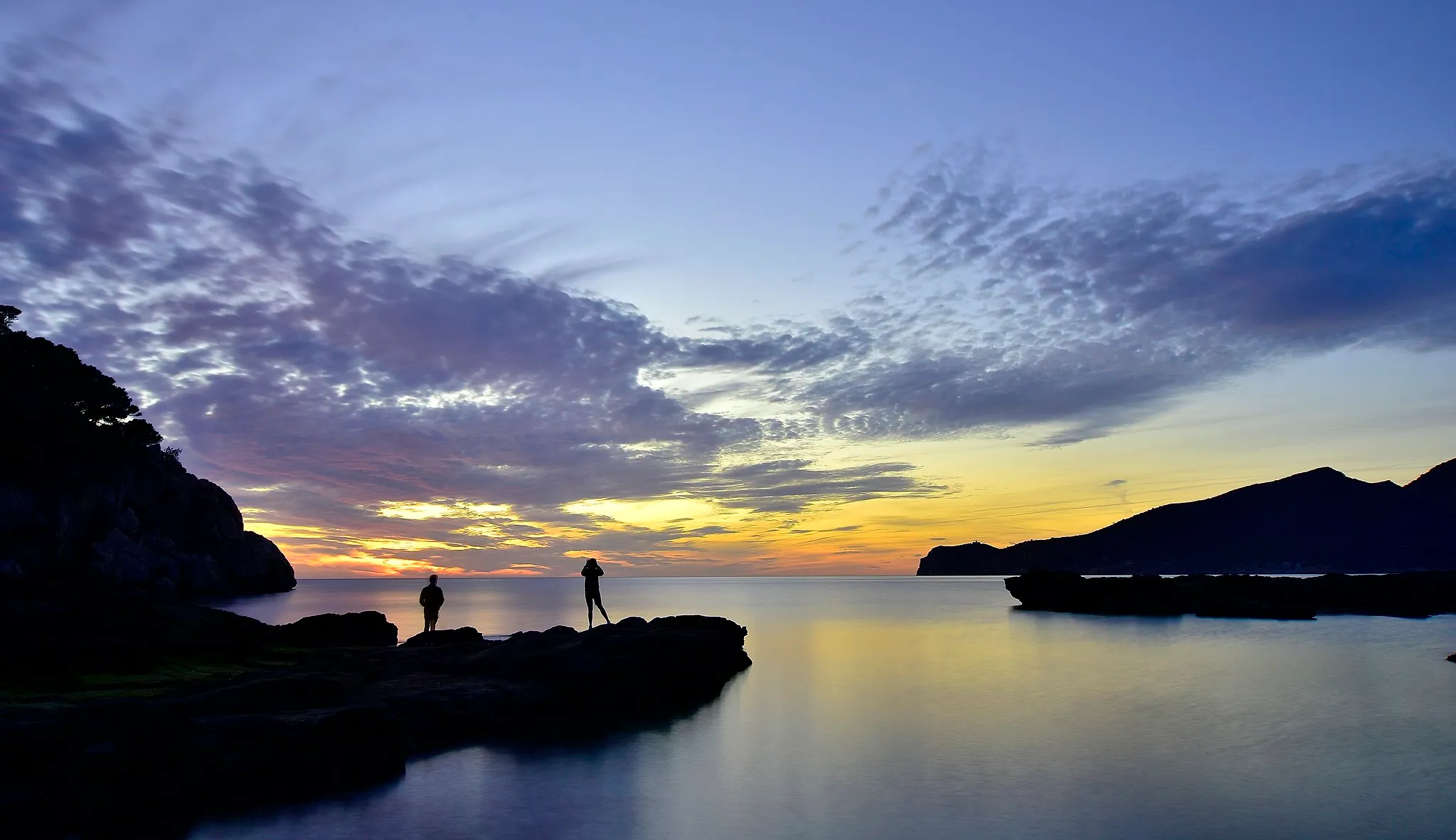 Sunset in Sant Elm, Mallorca