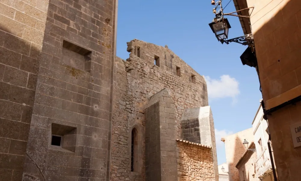 Porta Murada, the 16th-century fortified town gate in Santanyí