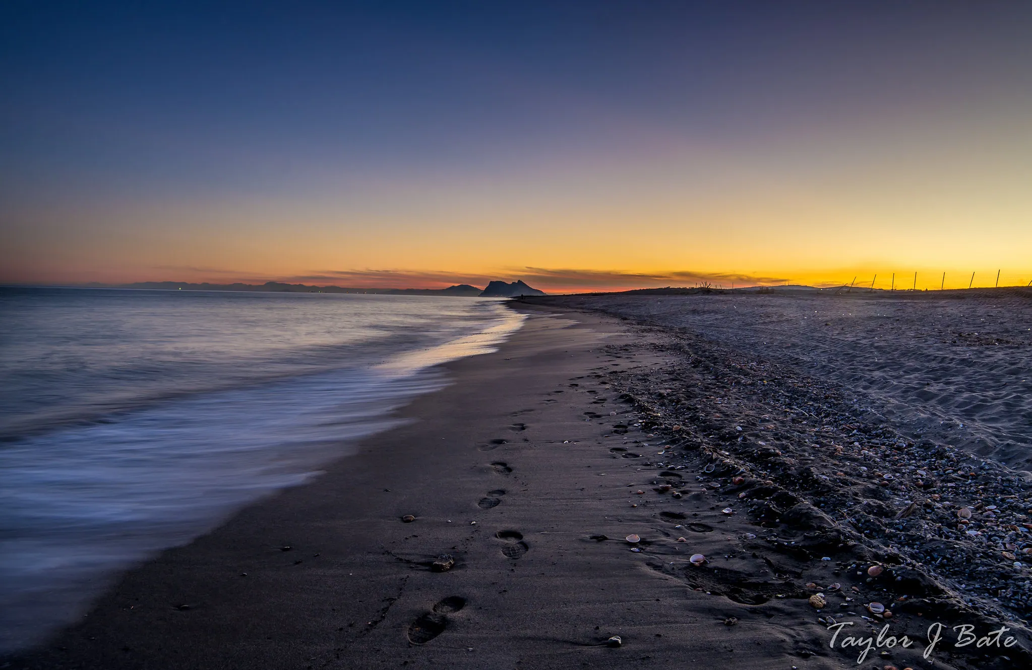 Platja a Sotogrande, Espanya