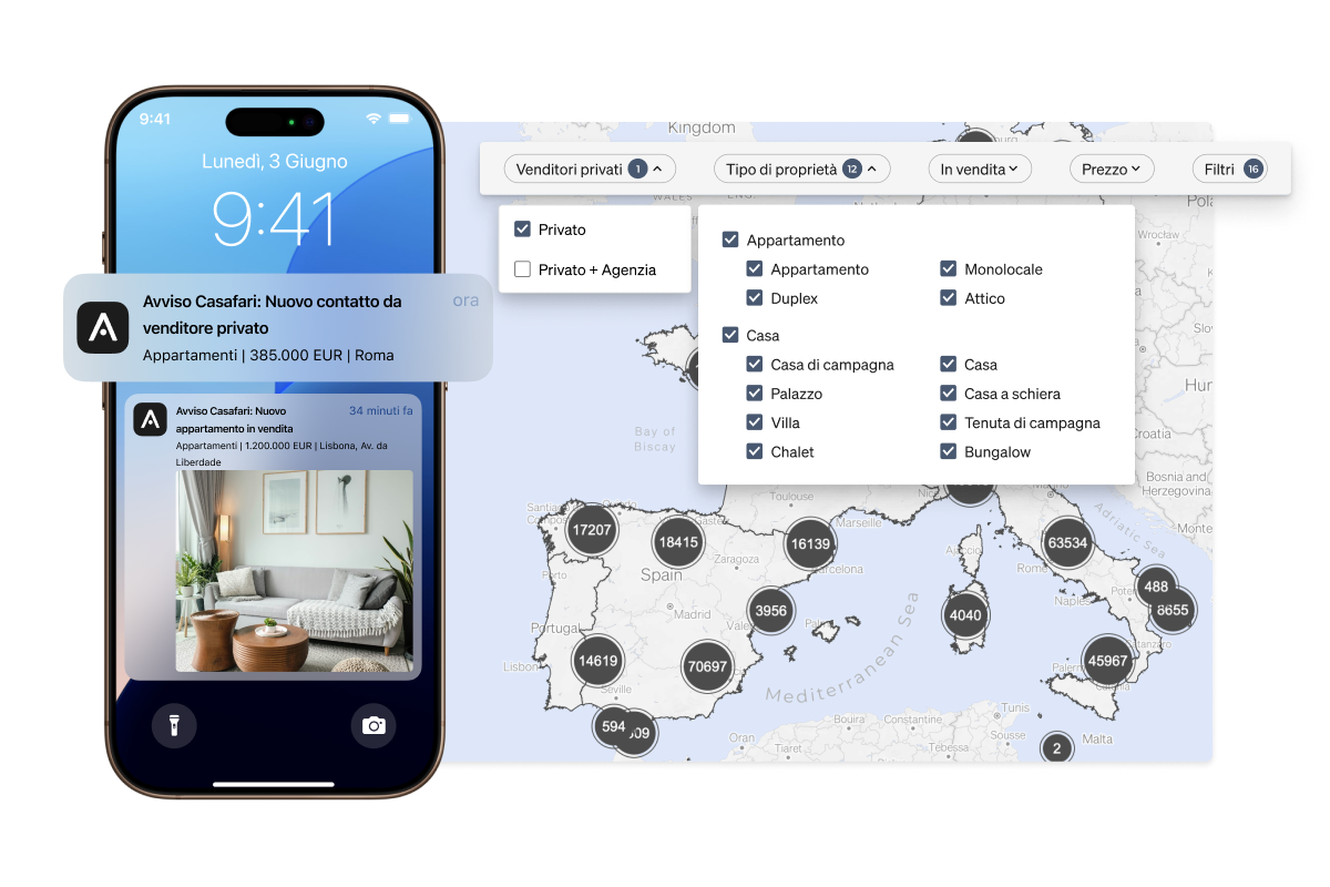 L'API Market Lead consente agli utenti di ricevere i dati immobiliari più aggiornati e di essere informati sulle opportunità di mercato.