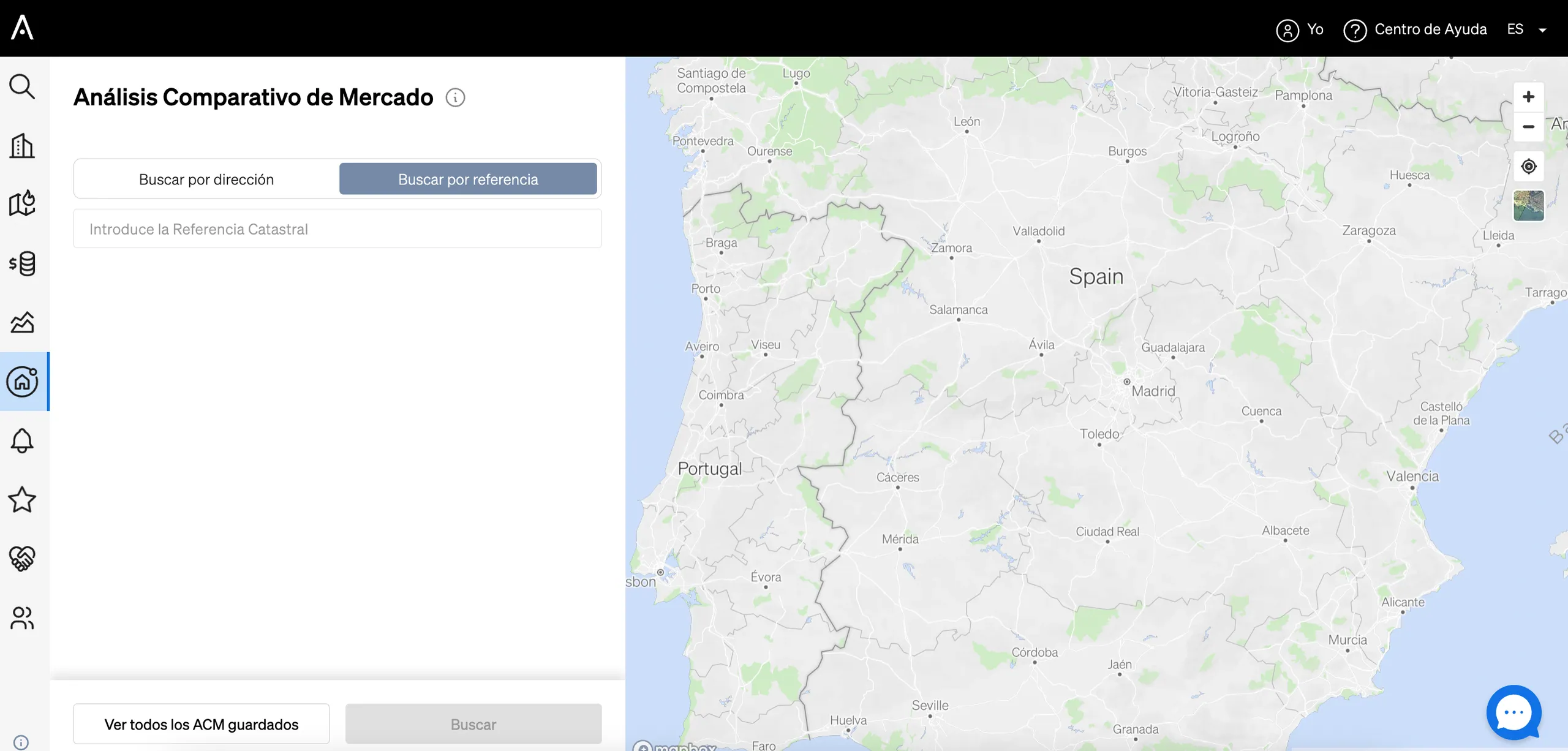 Cerca per referència cadastral en l'Anàlisi Comparativa de Mercat de CASAFARI