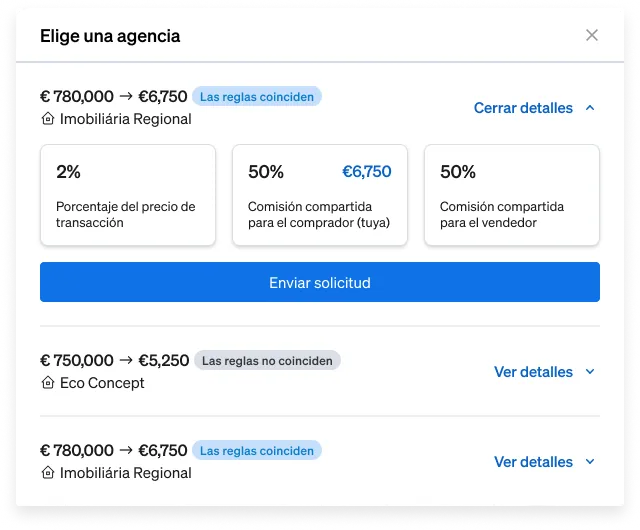 Negociar les comissions immobiliàries dins de CASAFARI Connect