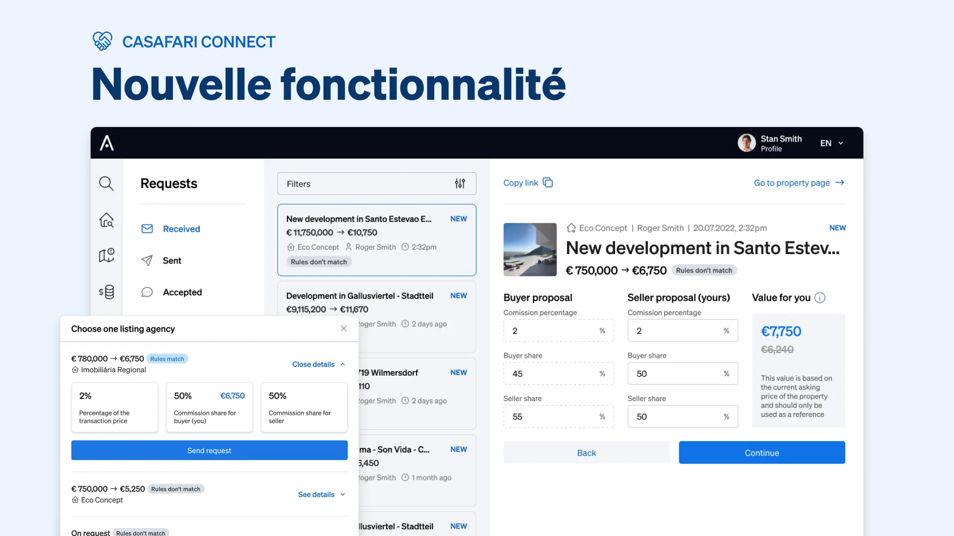 Nouvelle fonctionnalité de CASAFARI Connect : négocier les commissions immobilières et booster vos transactions immobilières