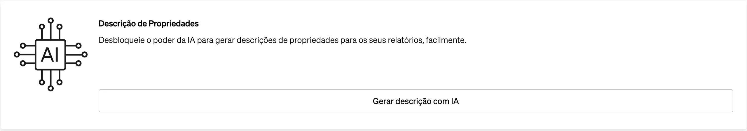 Descrição do imóvel e da localização na página do imóvel CASAFARI