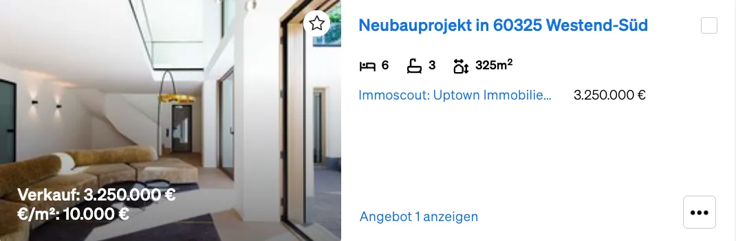 Im Bau befindliche Immobilien, gefunden im Filter "Bauprojekte" von CASAFARI