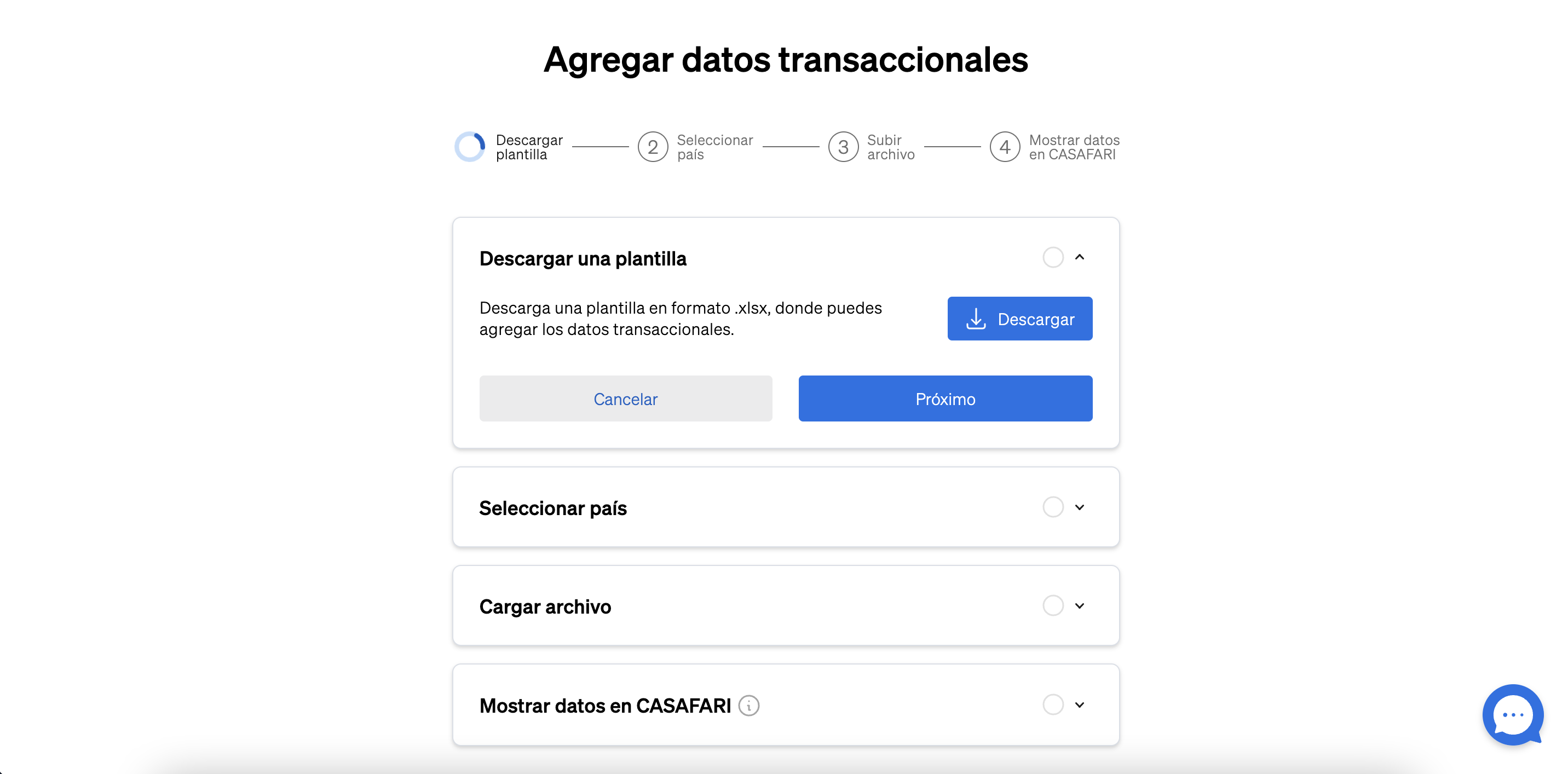 Último paso para añadir datos de transacciones inmobiliarias en masa a CASAFARI