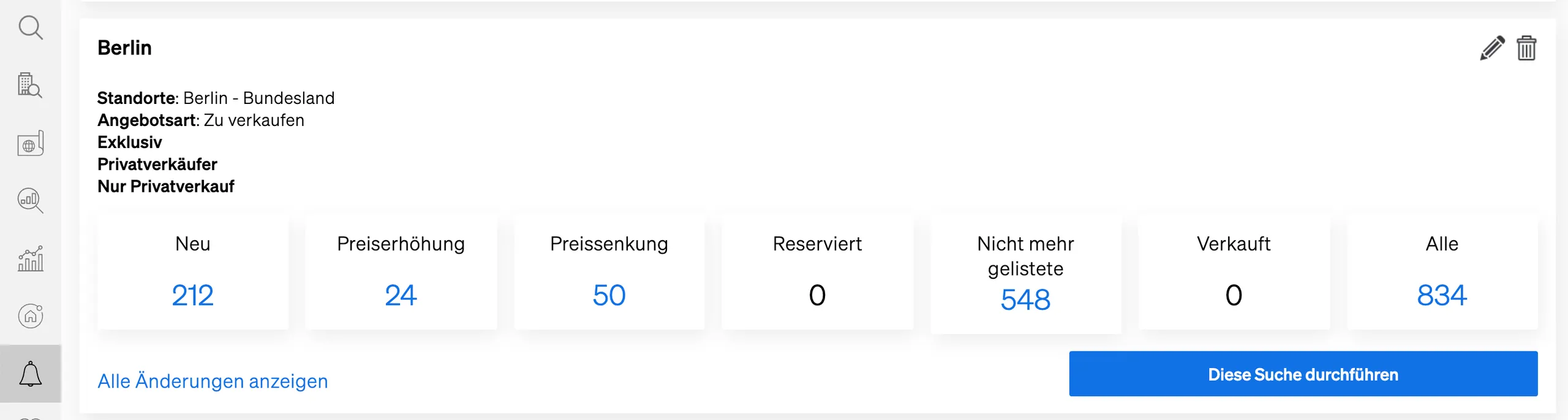 Benachrichtigungsseite