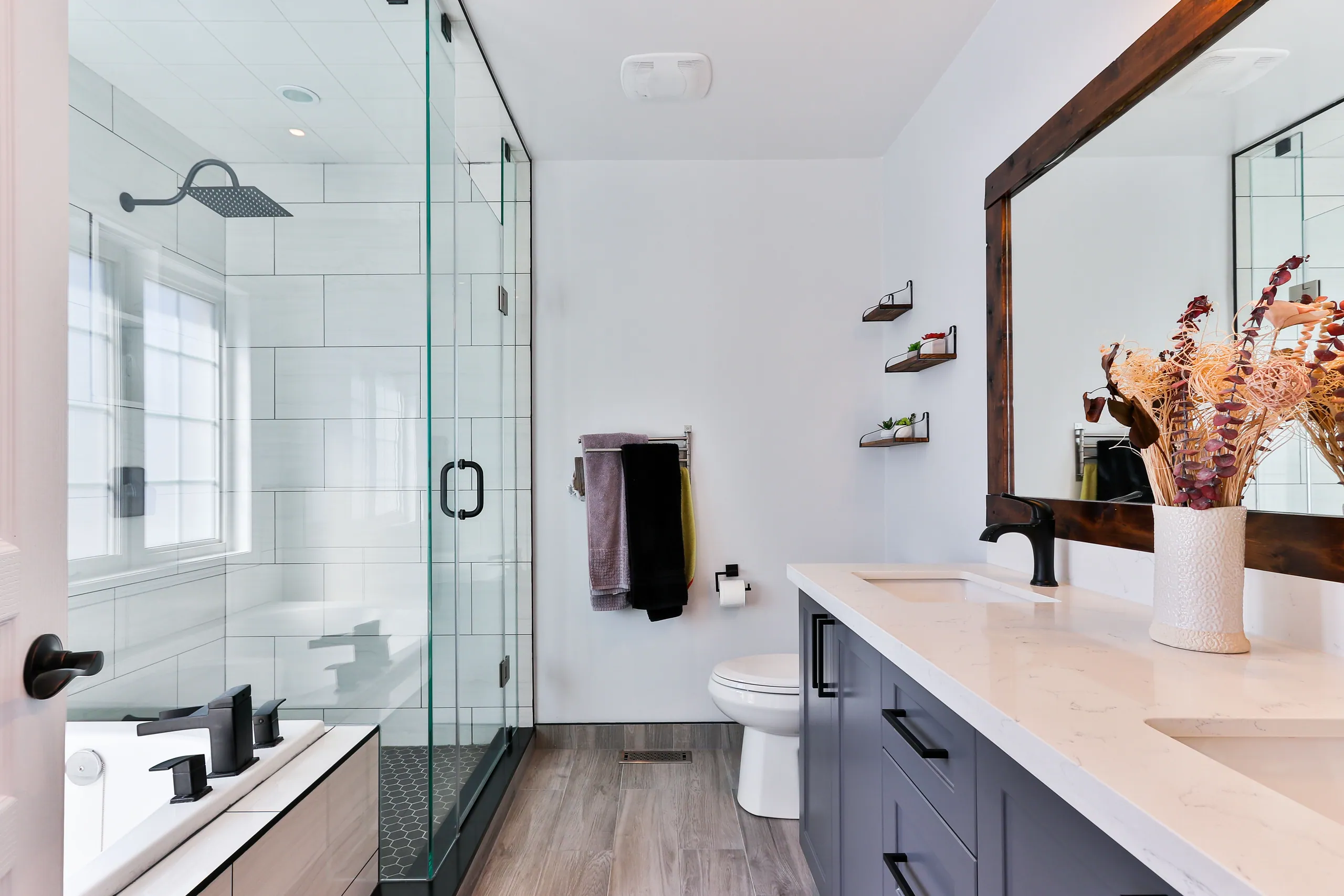 Bany d'un habitatge on s'ha fet home staging