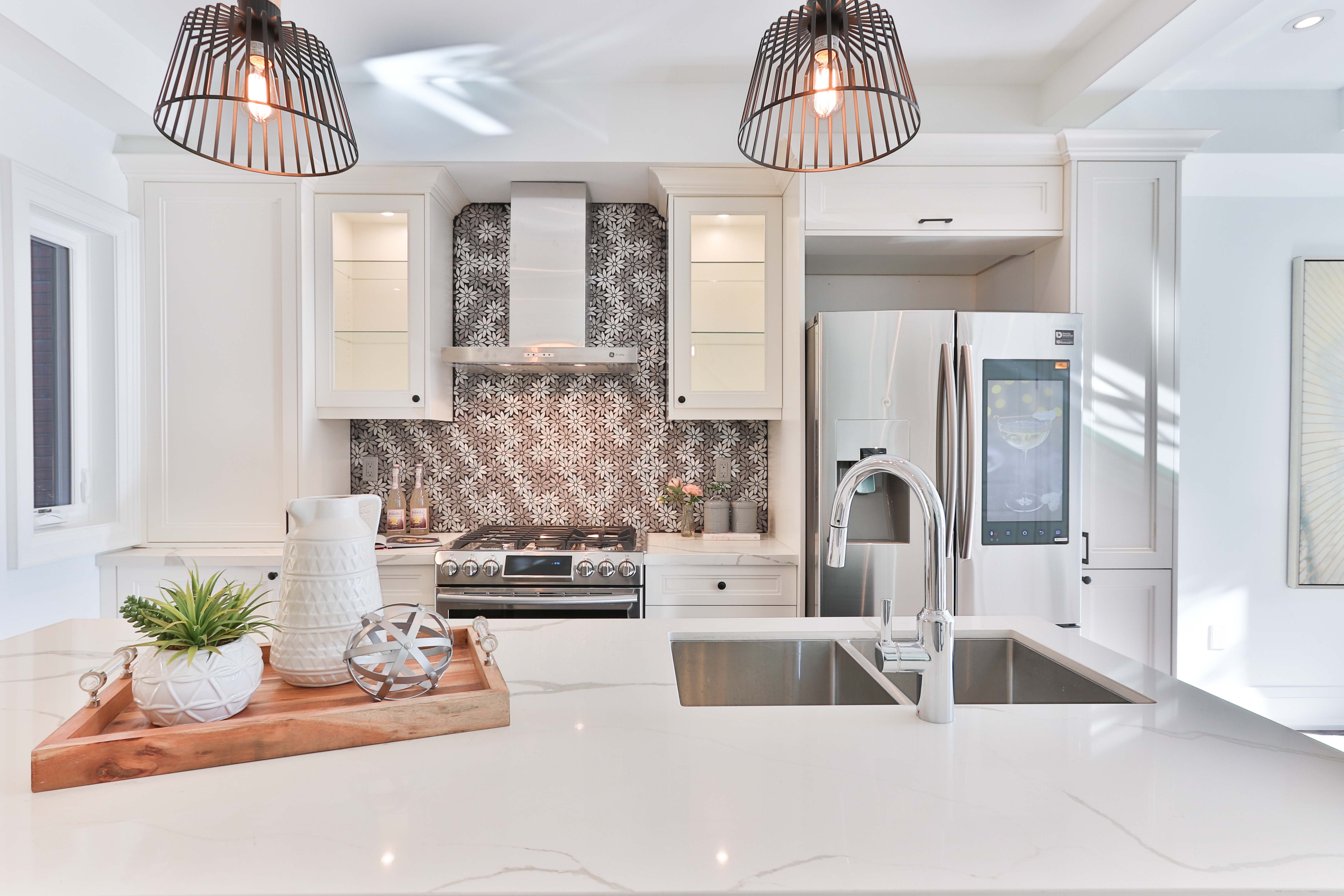 Cuisine d'une maison qui a fait l'objet d'un home staging