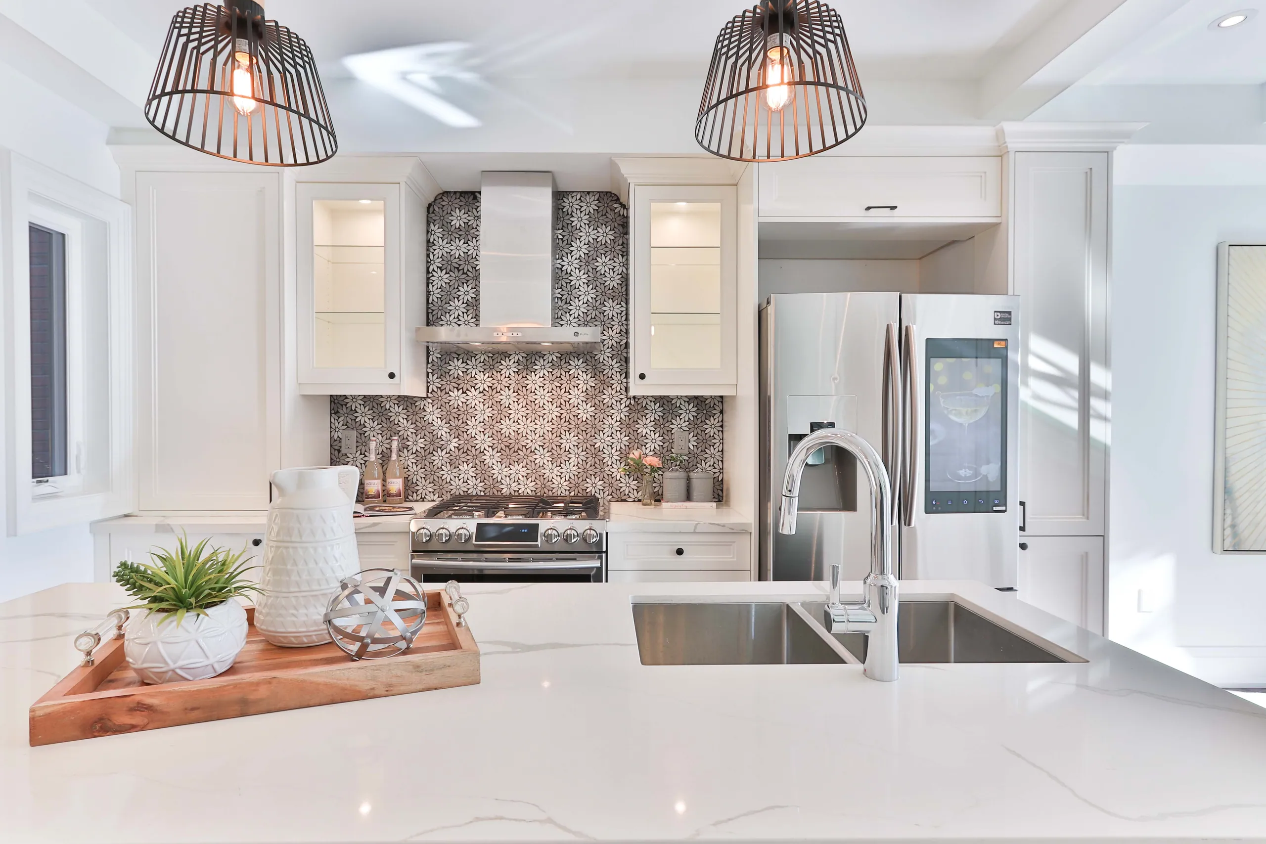 Cuina d'un habitatge on s'ha fet home staging
