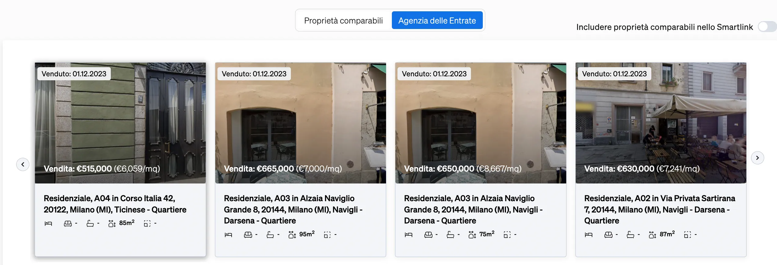 Verificate quali altri immobili simili sono disponibili sul mercato e saranno in concorrenza con l'immobile.