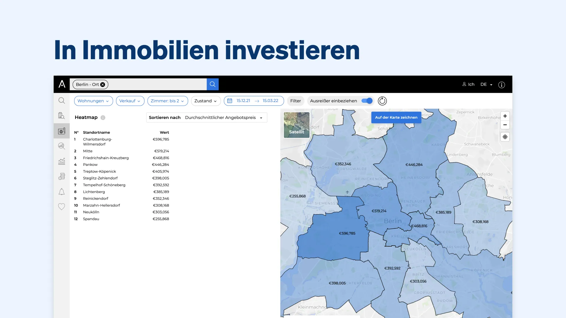 Den besten Standort für eine Immobilieninvestition mit CASAFARI finden