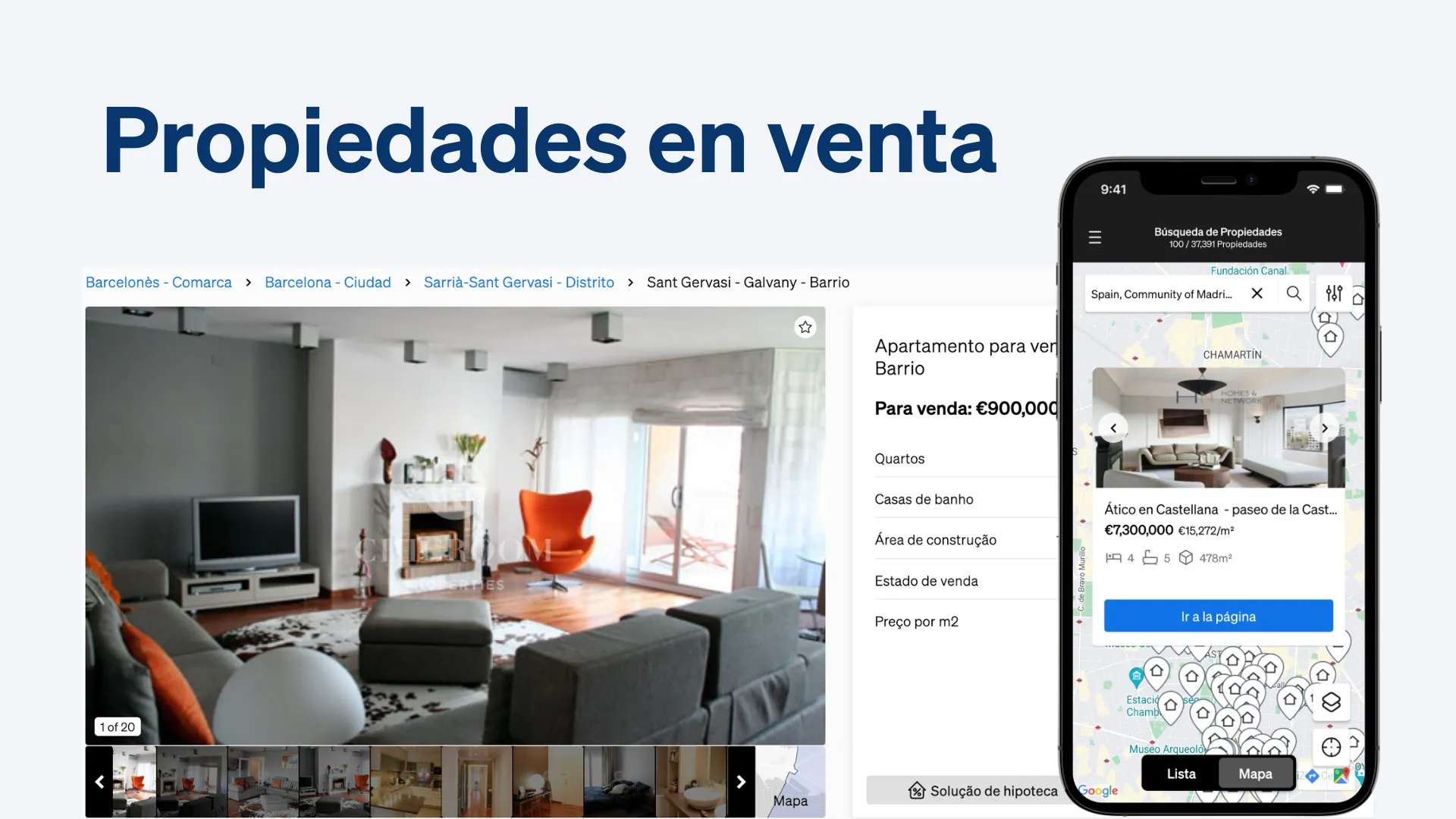 propiedades en venta en CASAFARI