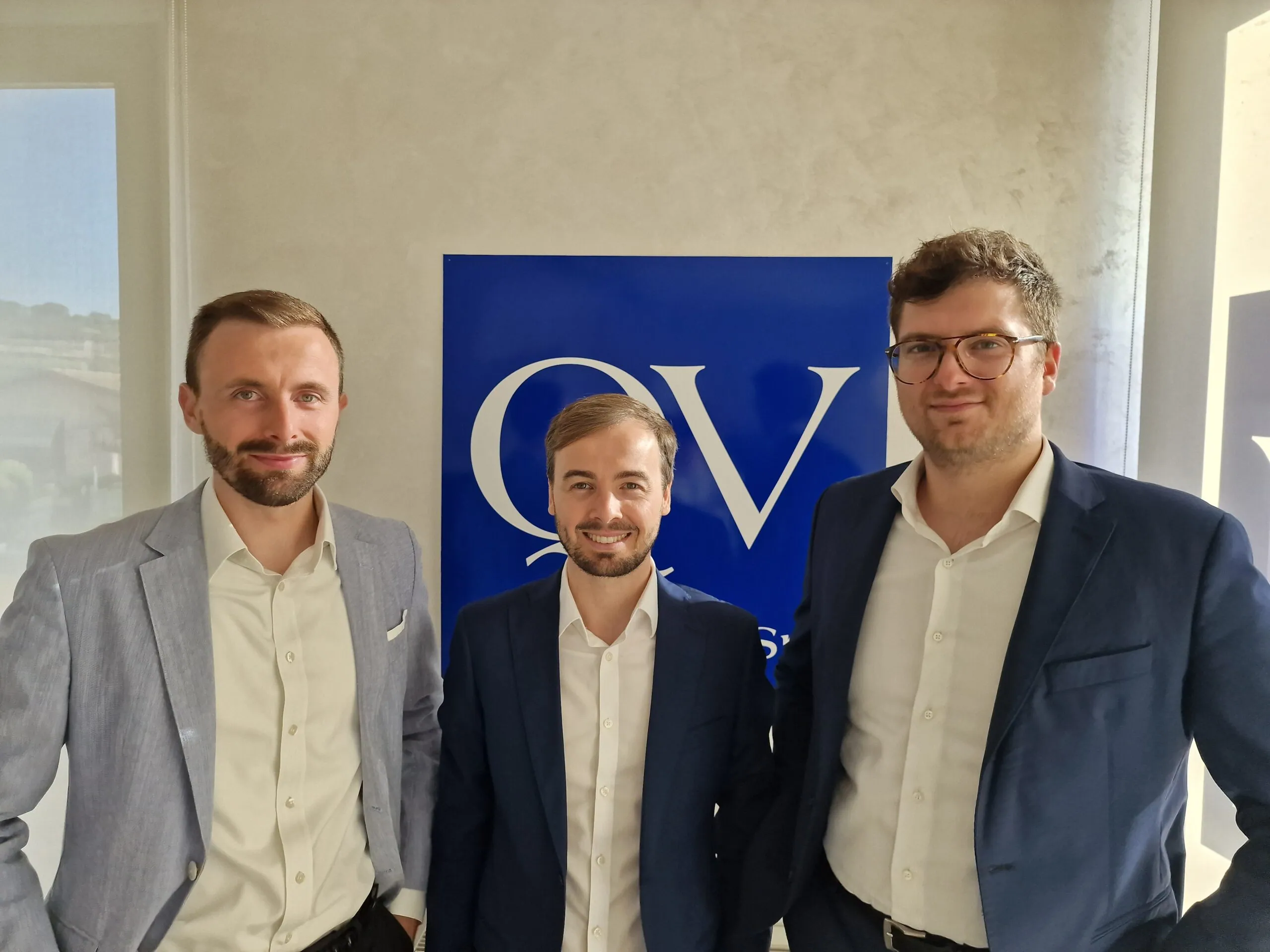 Francesco Quaini, Stefano Quaini i Andrea Vignone, propietaris de QV S.p.A