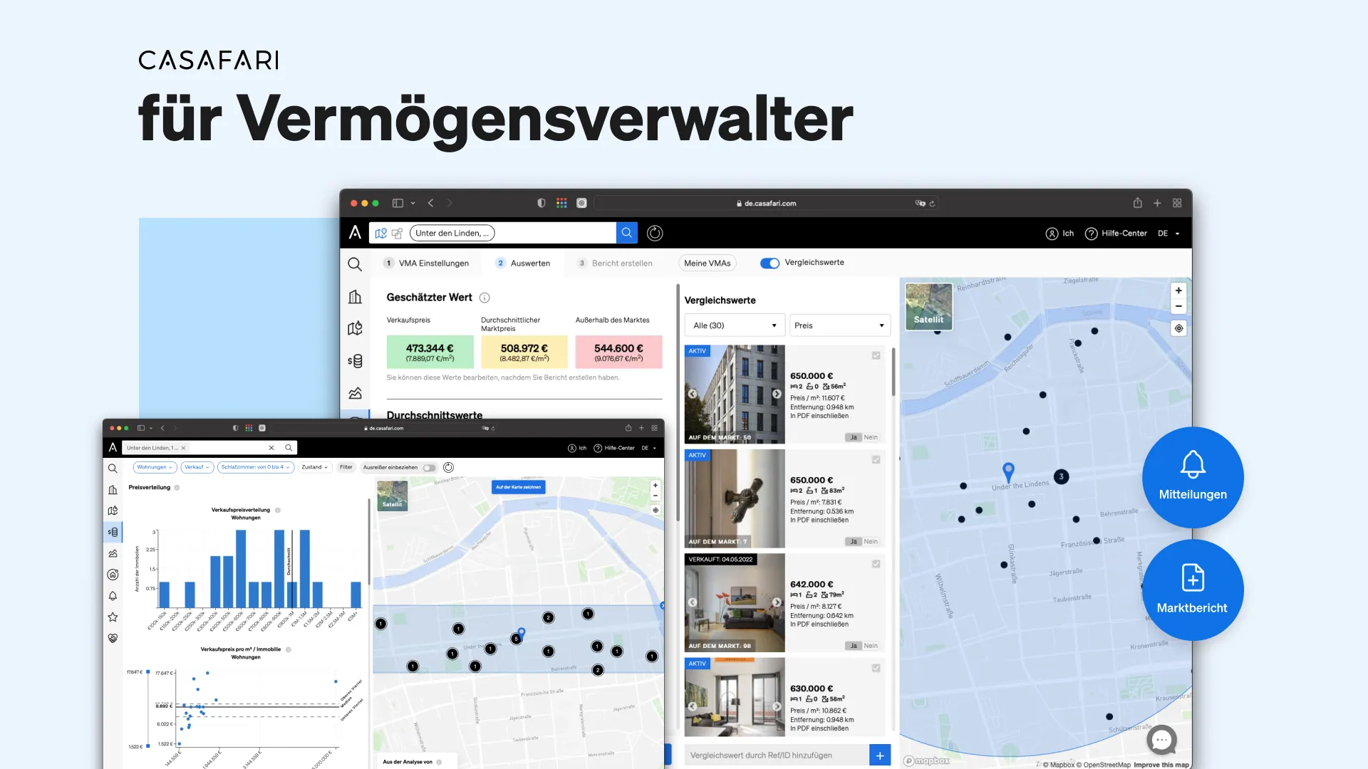 CASAFARI für Vermögensverwalter