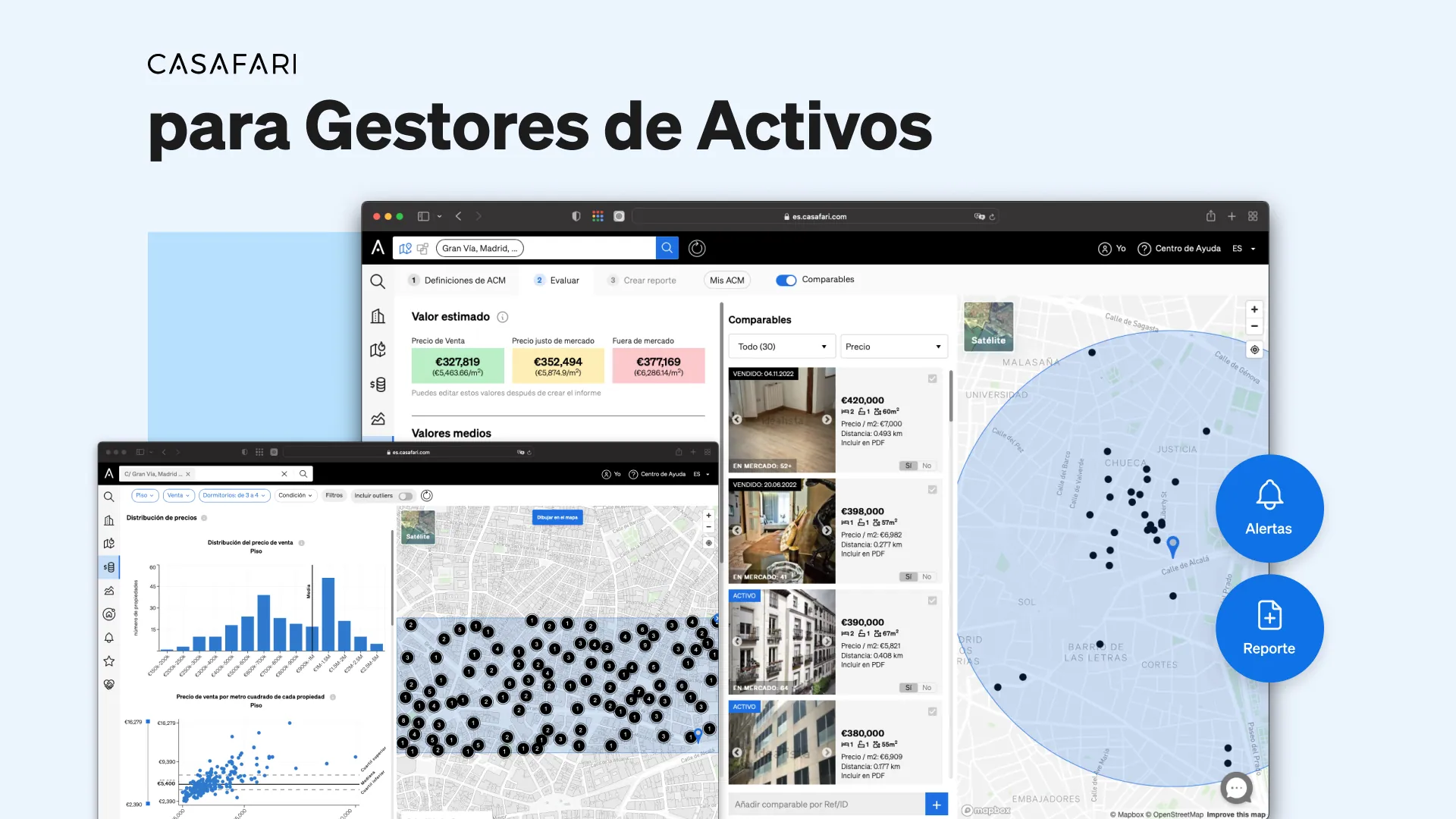 CASAFARI para gestores de activos