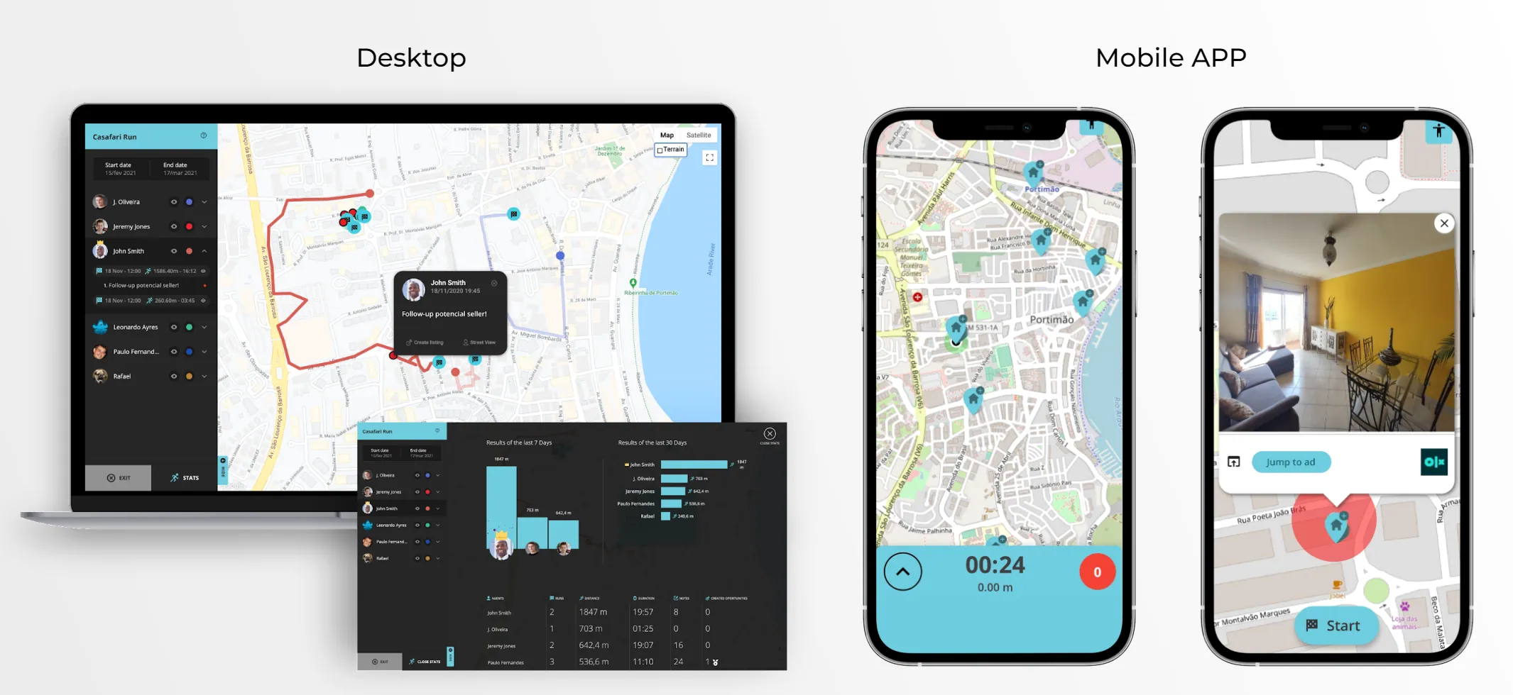 CASAFARI GO, una herramienta disponible para escritorio y móvil, ayuda a los agentes inmobiliarios en la captación inmobiliaria