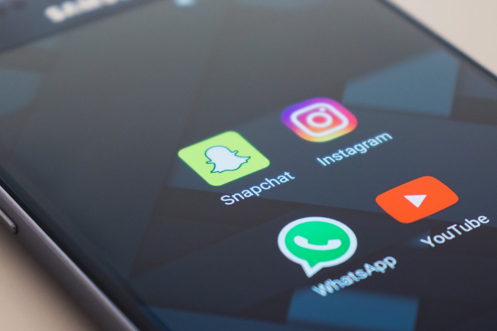 Pantalla de un smartphone, en la que podemos ver apps.